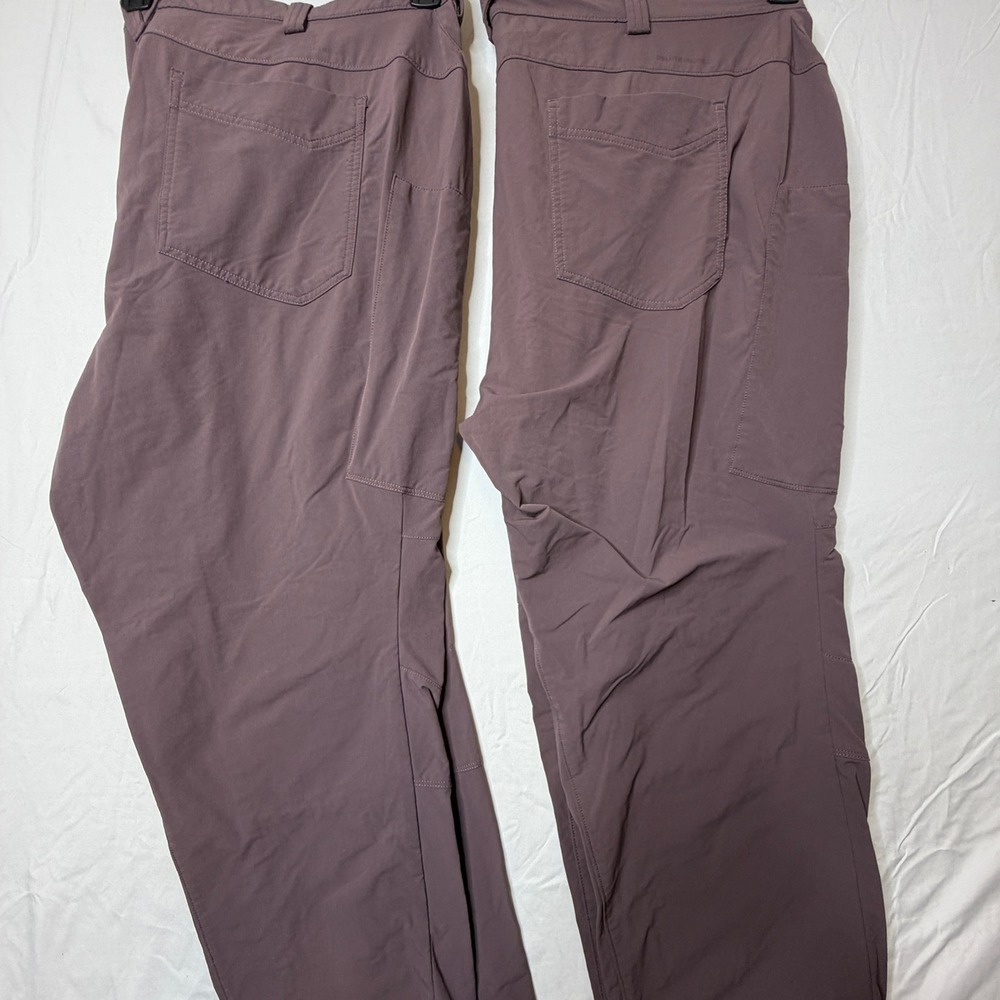 Duluth Trading Co Dry on the Fly Cargo Pants Mauve Purple Womens Plus 22x27 - Picture 6 of 7